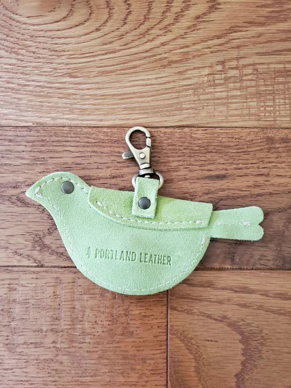 BNNU Portland Leather Lime Mockingbird Pouch